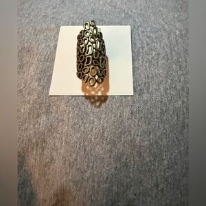 Chunky Gold Statement Ring NWT